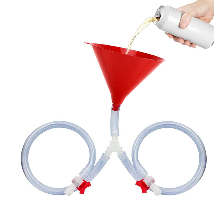 Party Bar Birthday Carnival Beer Funnel Double Tube