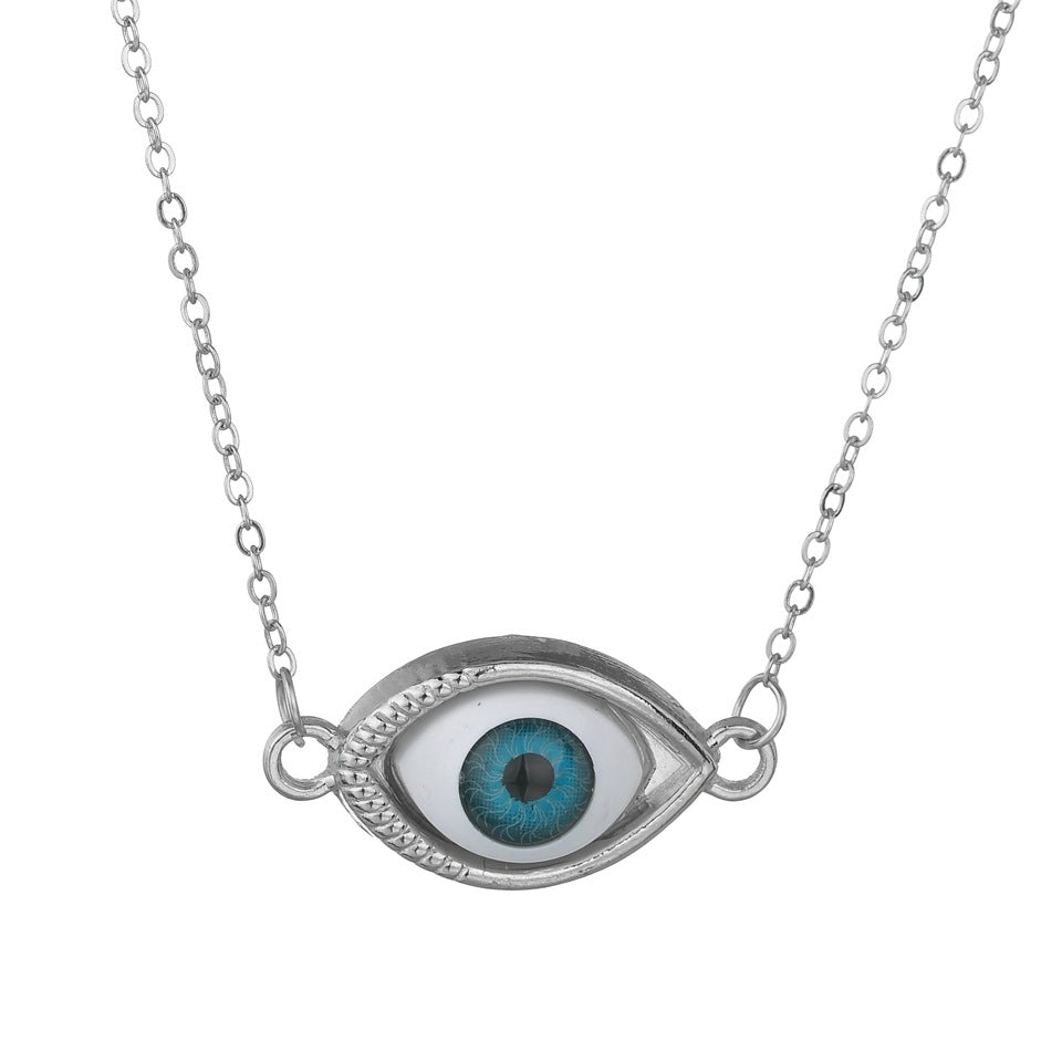 Devil's eye necklace jewelry simple clavicle chain necklace