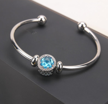 Fashion temperament sterling silver bracelet, S925 silver bracelet, simple student hand jewelry,silver jewelry