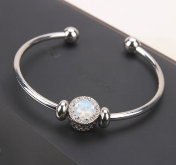 Fashion temperament sterling silver bracelet, S925 silver bracelet, simple student hand jewelry,silver jewelry