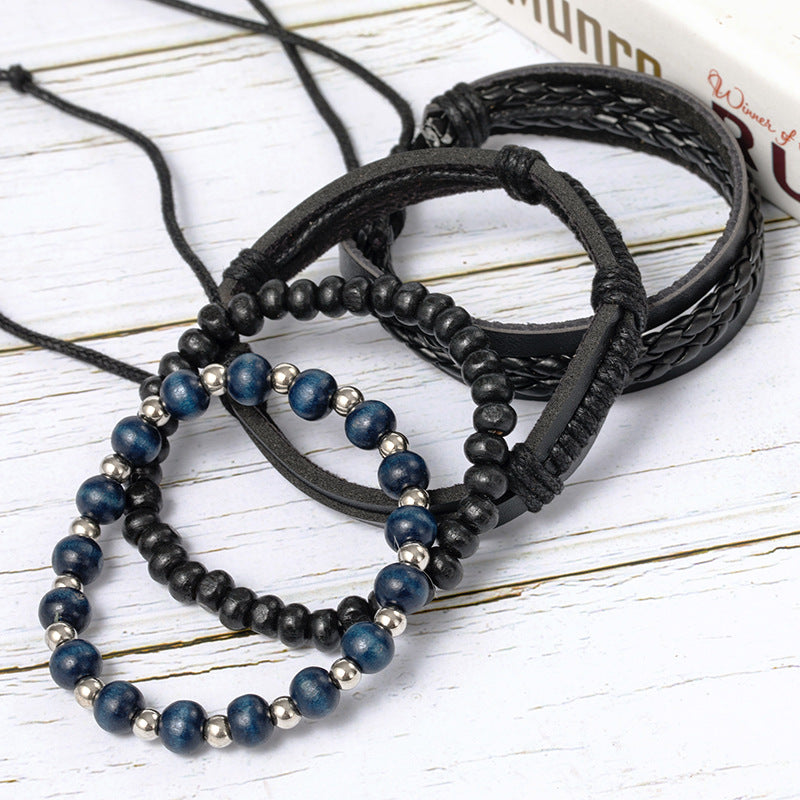 Multi Layer Beaded Bracelet Retro Hipster Street Shot