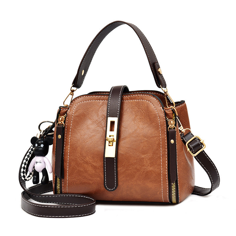 Fashion PU Leather Handbags Small Flap Crossbody Shoulder Messenger Bags Women Vintage Purse  Bags