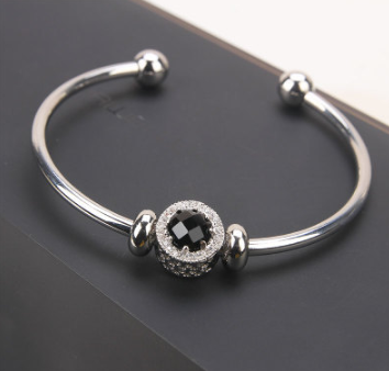 Fashion temperament sterling silver bracelet, S925 silver bracelet, simple student hand jewelry,silver jewelry