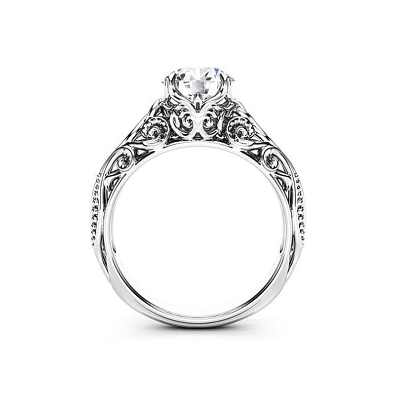 Zircon jewelry ladies wedding ring