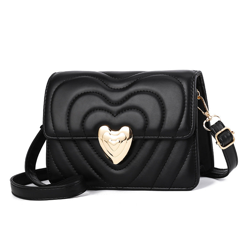 Women Shoulder Bags With Love Lock Design Fashion Crossbody Bags