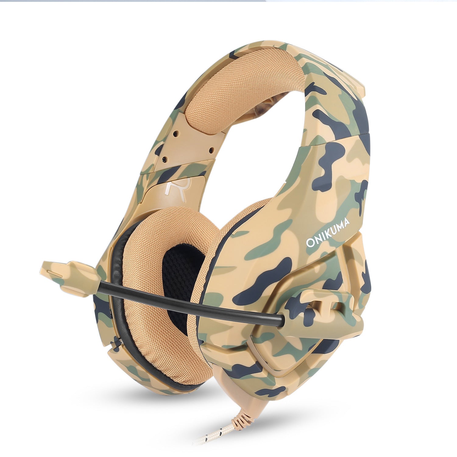 Camouflage Wired Headphones