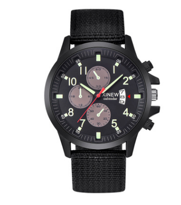 Mens Brand Watches Fashion Nylon Band Military Sports Watch