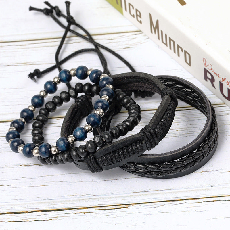 Multi Layer Beaded Bracelet Retro Hipster Street Shot