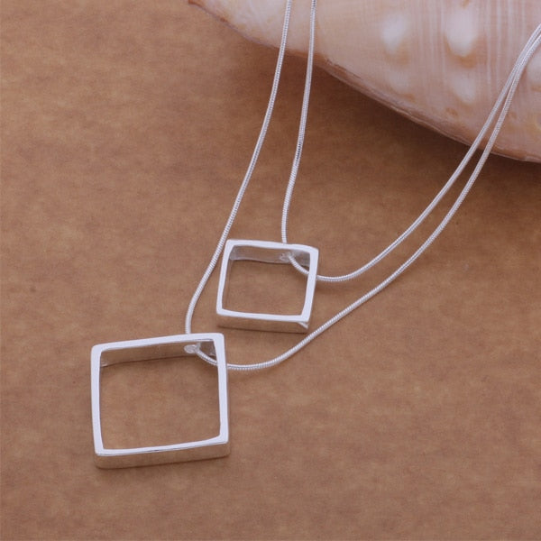 Silver Color Necklace fashion jewelry