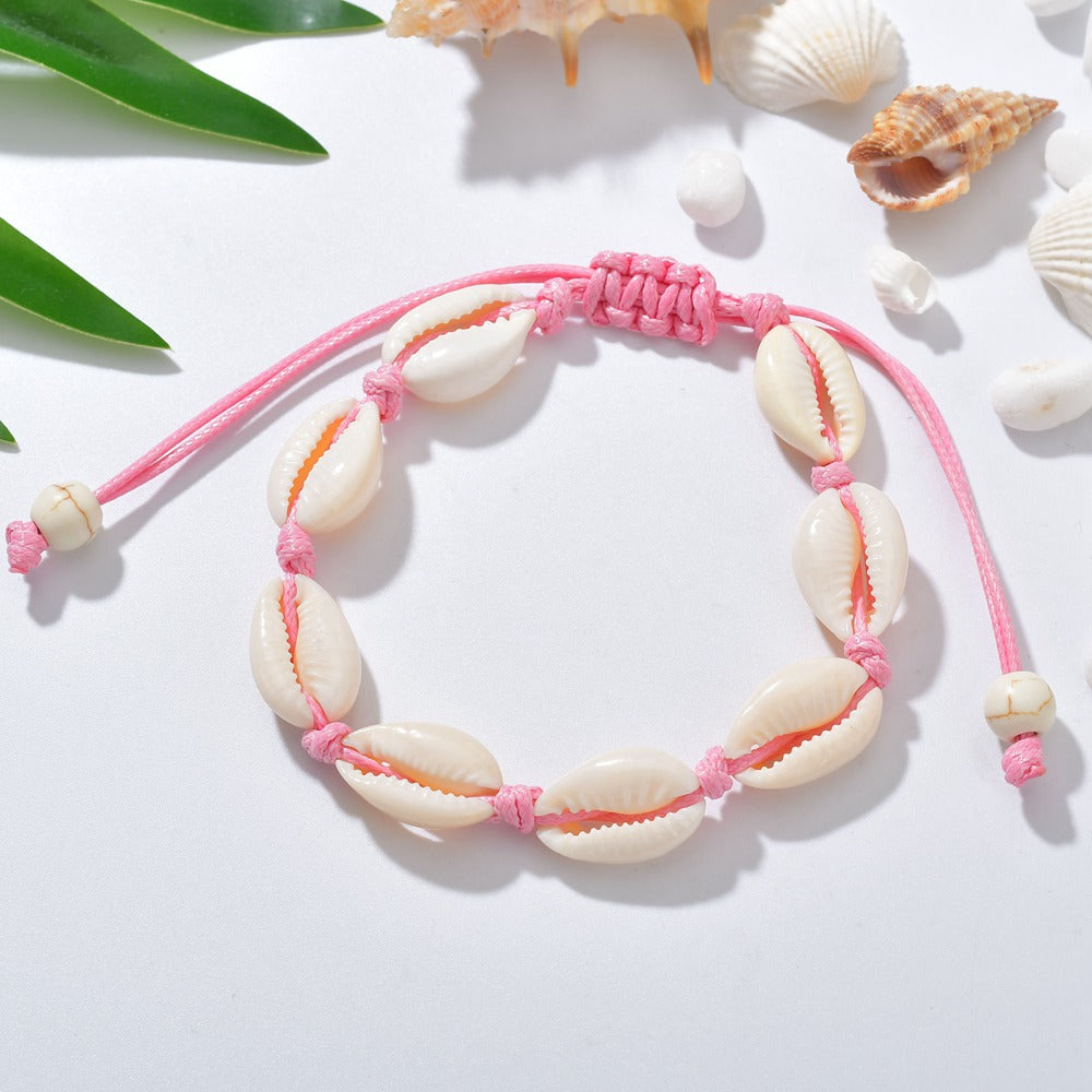 Casual Jewelry Shell Jewelry Braided Bracelet