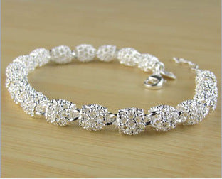 Silver jewelry fashion bracelet