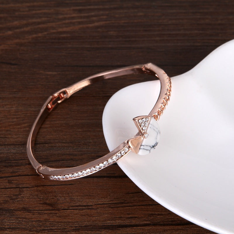 Rose gold bracelet jewelry fashion  bracelet