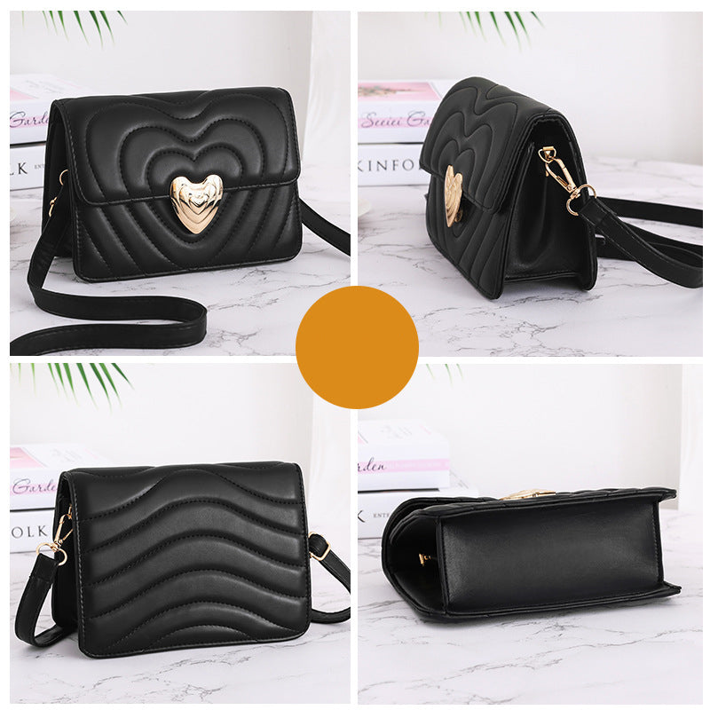 Women Shoulder Bags With Love Lock Design Fashion Crossbody Bags