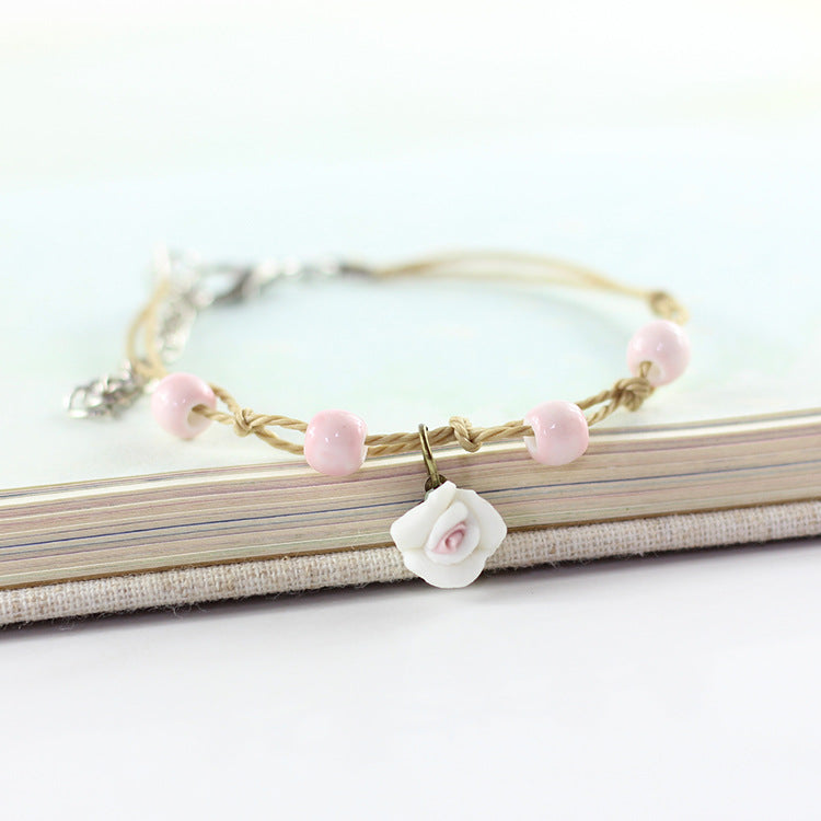 Women's Sweet Ceramic Jewelry Bracelet