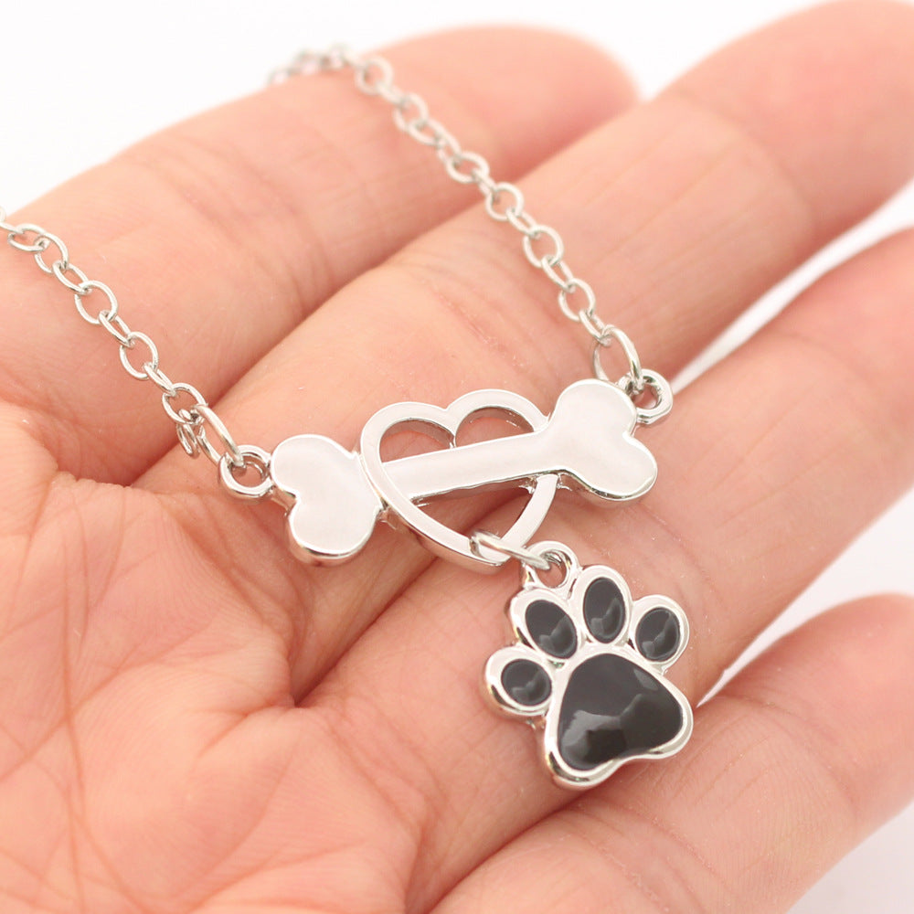 Bone Love Pet Jewelry Necklace