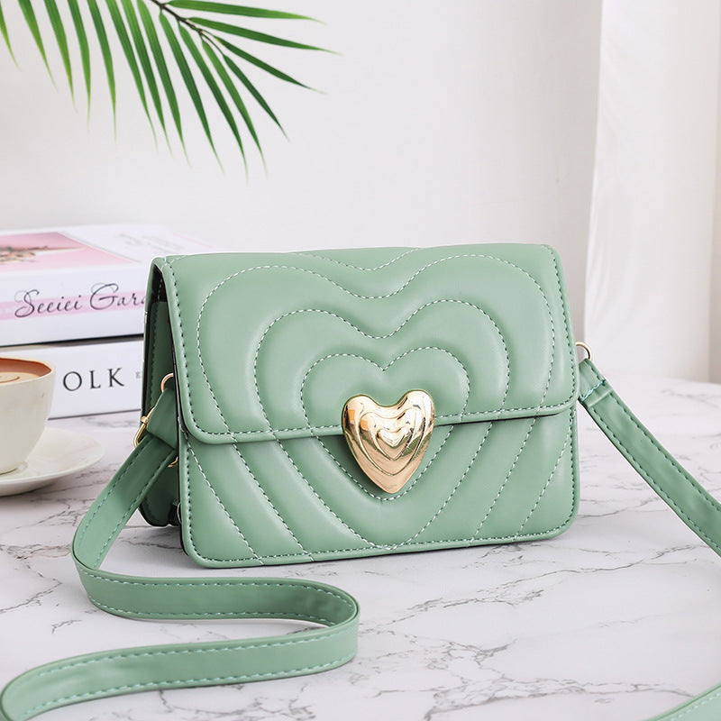 Women Shoulder Bags With Love Lock Design Fashion Crossbody Bags